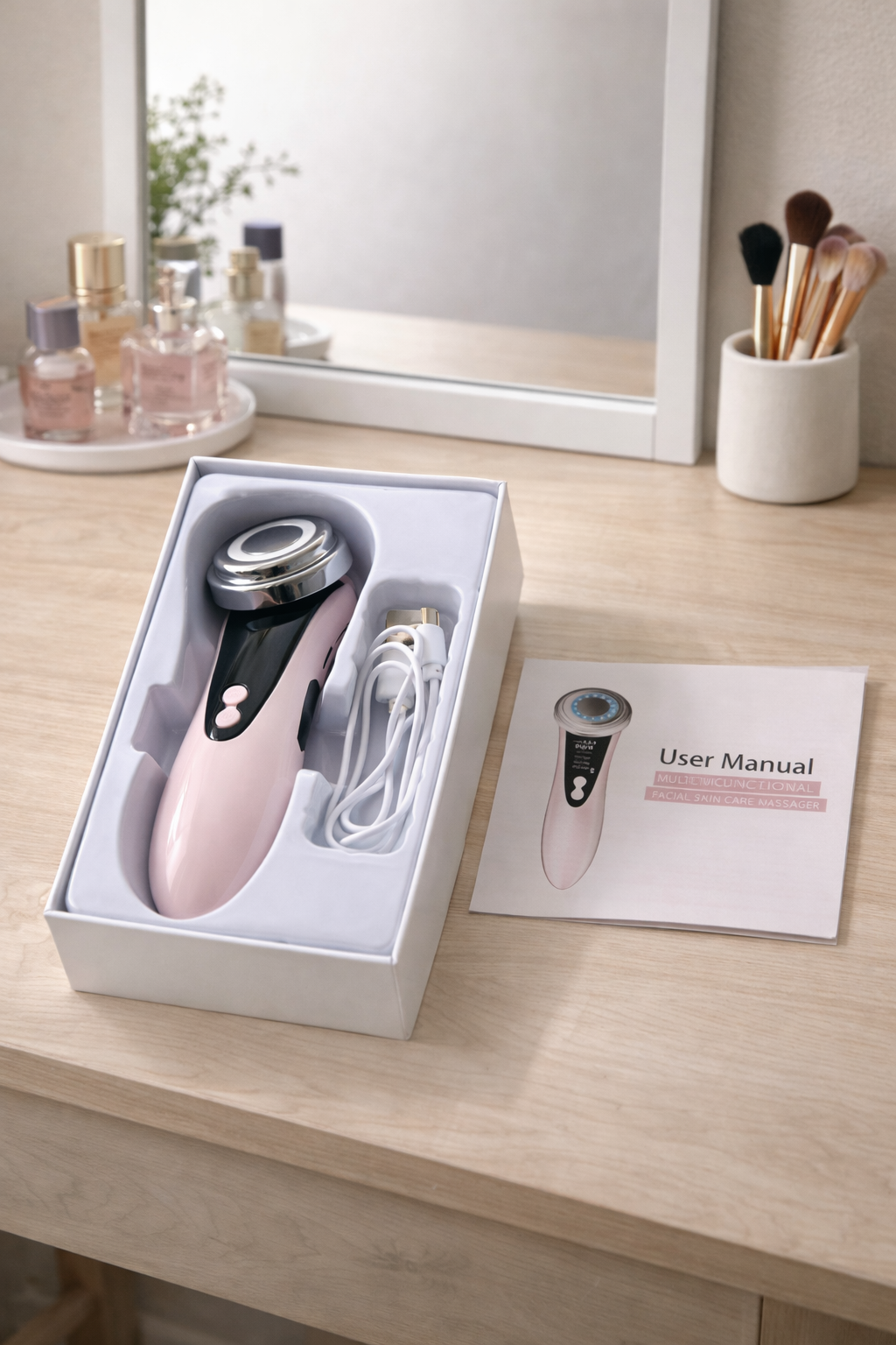 Masajeador facial Ledterapia